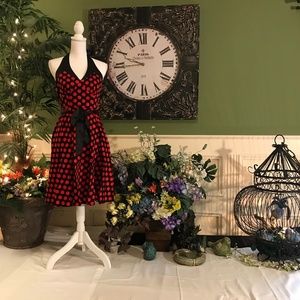Retro 50’s halter style Sun dress